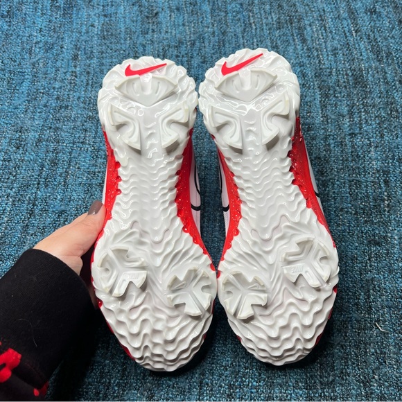 Nike React Infinity Pro Golf Shoes in White Infrared 23 Black - Picture 8 of 9